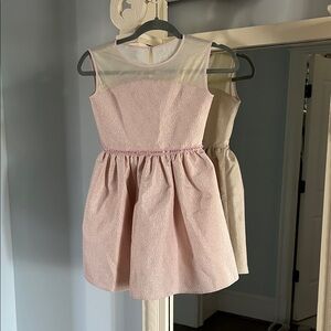 Girls' Pink Sleeveless Party Dress